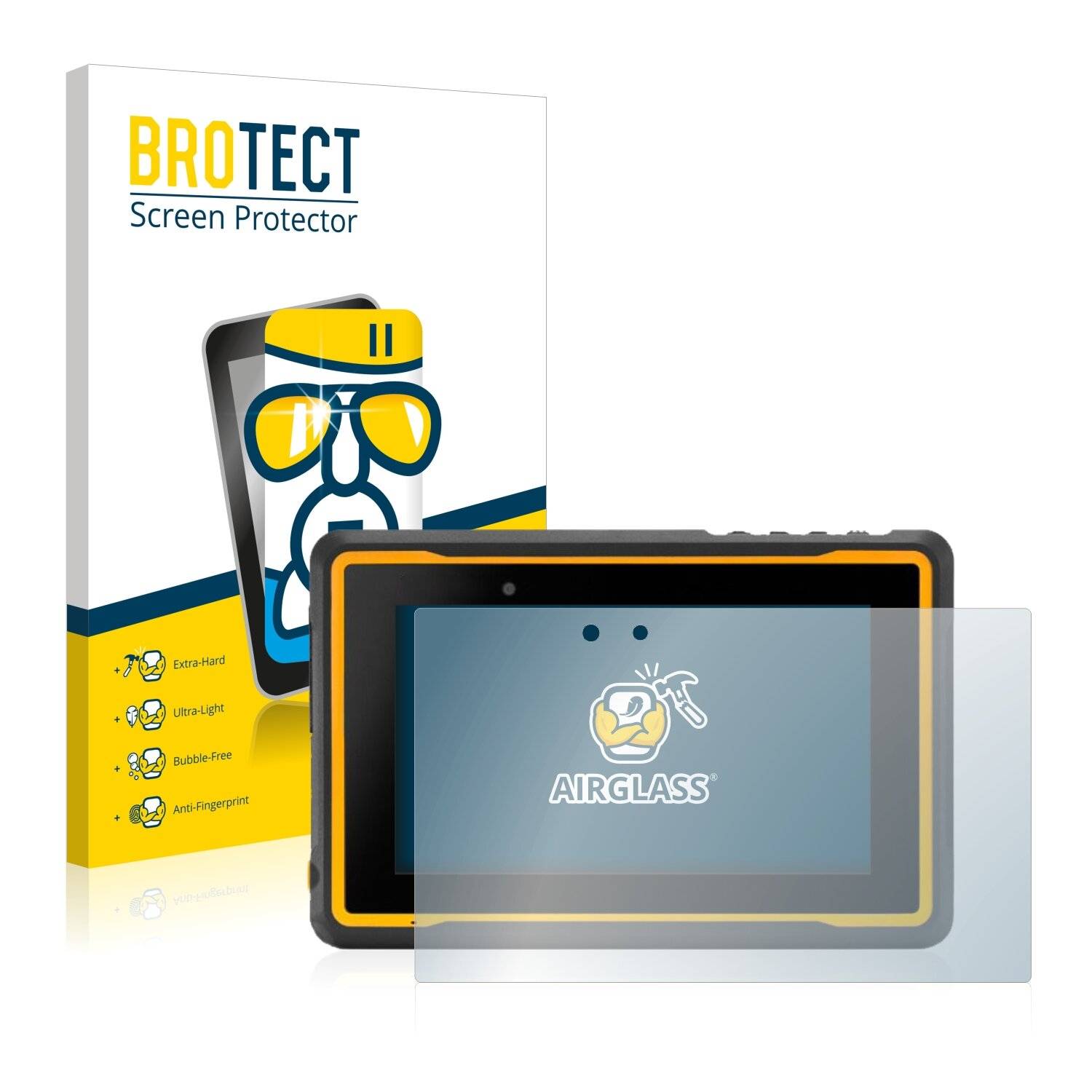 BROTECT AirGlass Schutzglas Folie für Getac ZX70