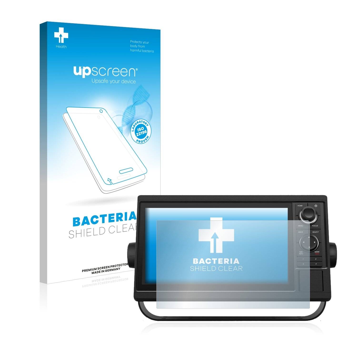 upscreen Bacteria Shield Clear Premium Antibakterielle Displayschutzfolie für Garmin GPSMAP