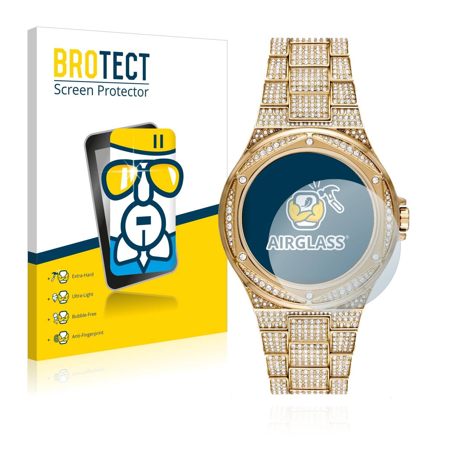 BROTECT AirGlass Schutzglas Folie für Michael Kors Lennox MK