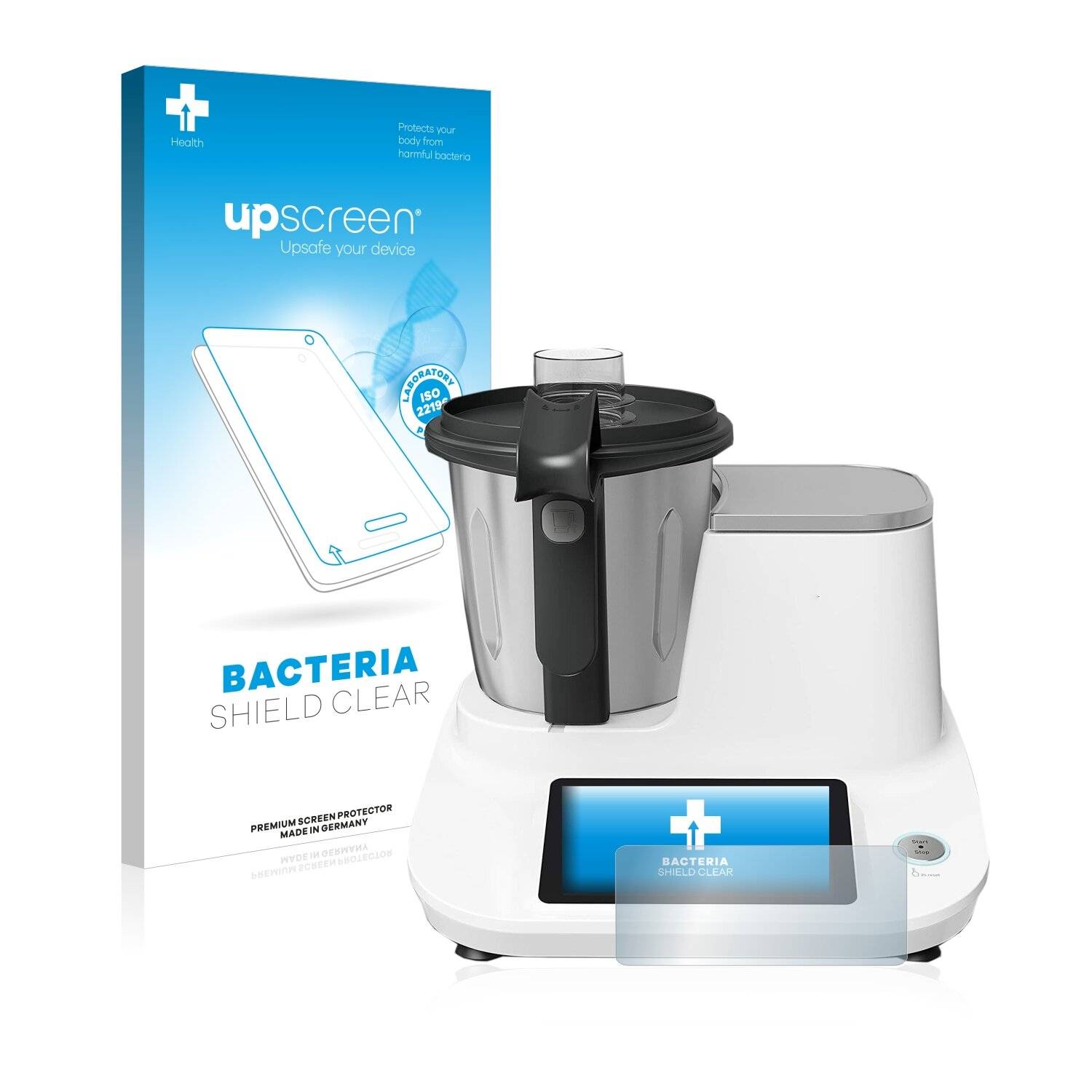 upscreen Bacteria Shield Clear Premium Antibakterielle Displayschutzfolie für Moulinex