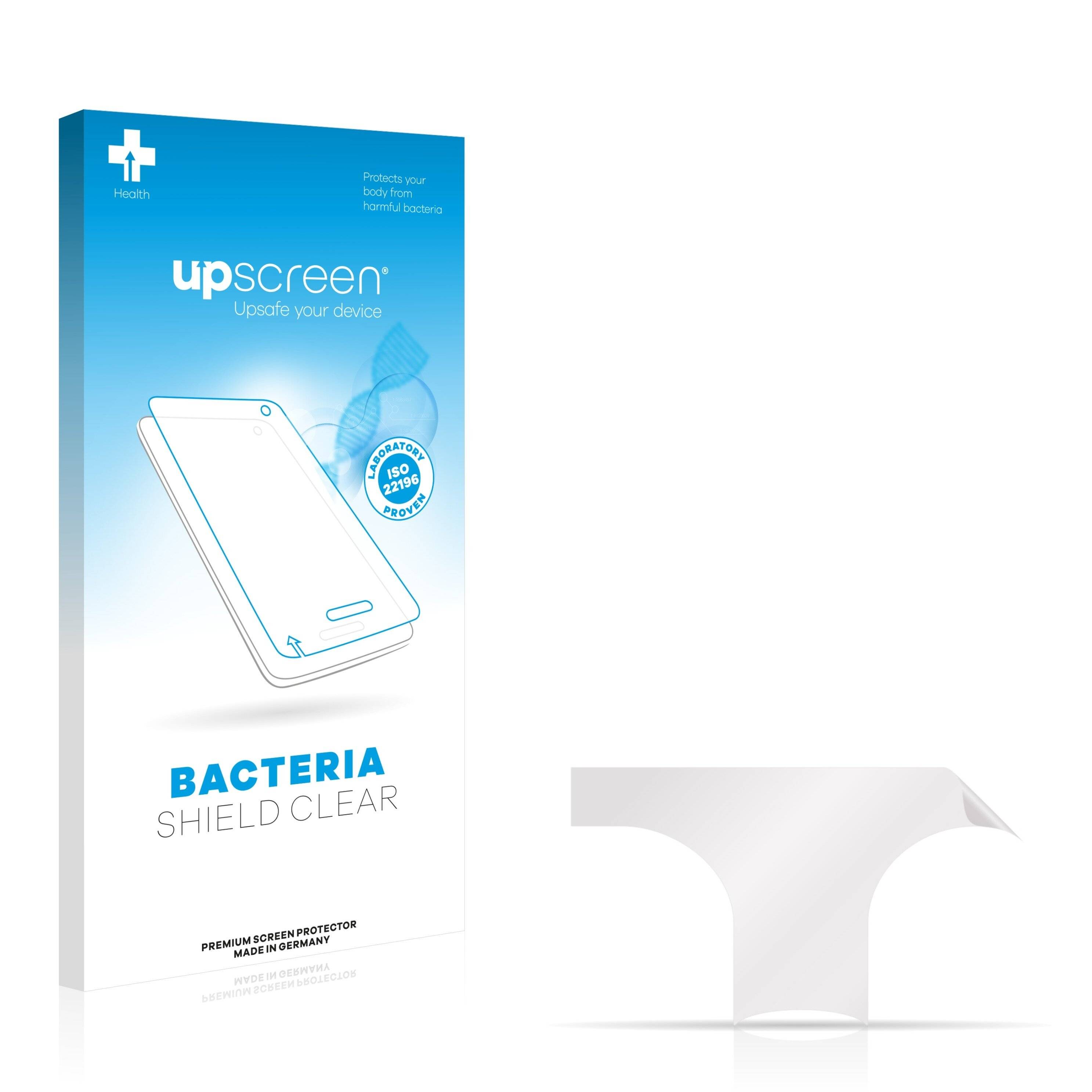 upscreen Bacteria Shield Clear Premium Antibakterielle Displayschutzfolie für AsVIVA BC1 B
