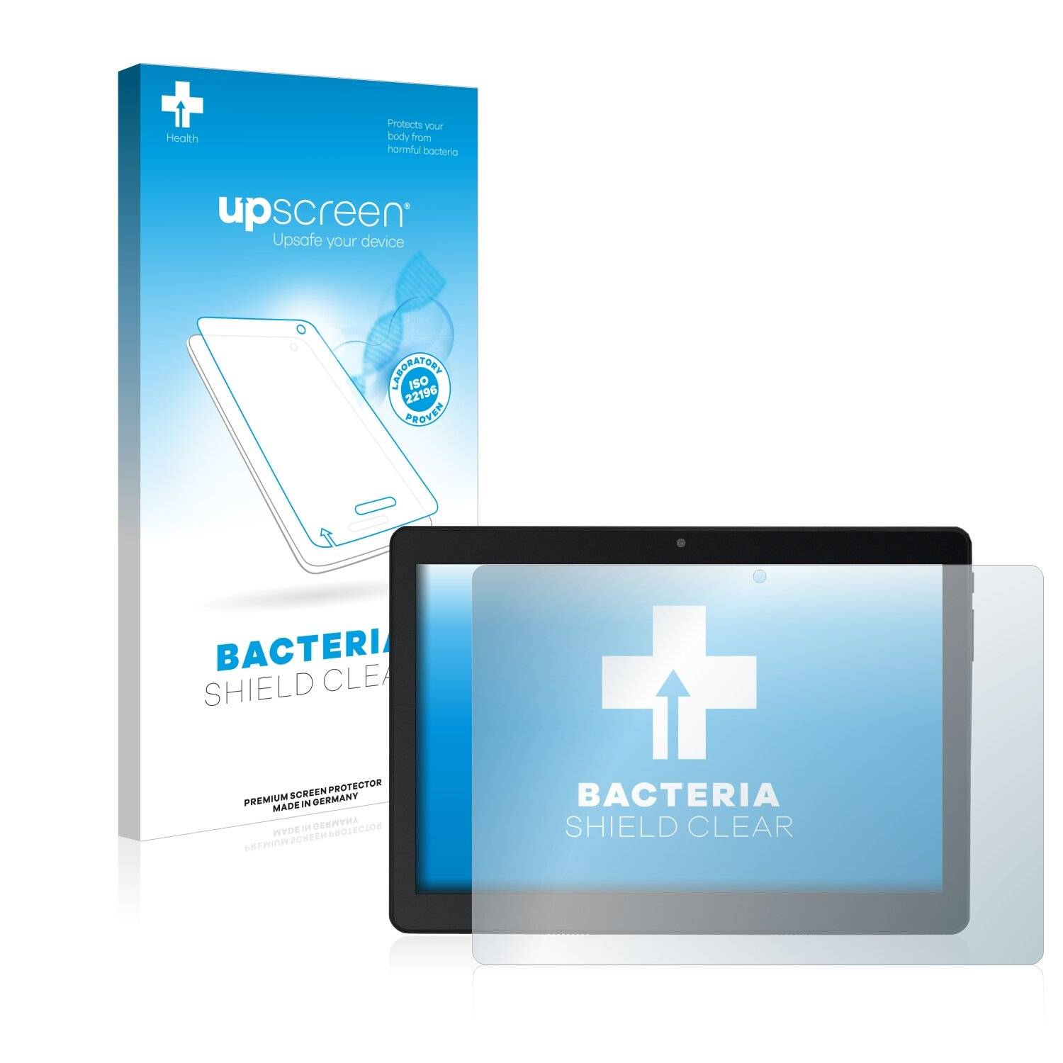 upscreen Bacteria Shield Clear Premium Antibakterielle Displayschutzfolie für Acepad A145