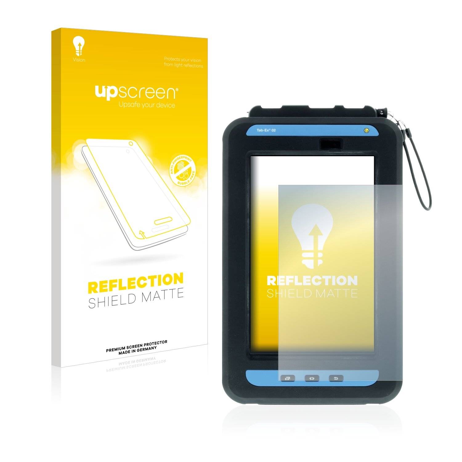 upscreen Reflection Shield Matte Premium Displayschutzfolie für Ecom Tab Ex