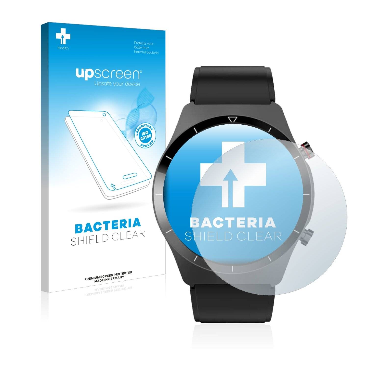 upscreen Bacteria Shield Clear Premium Antibakterielle Displayschutzfolie für Hatieo