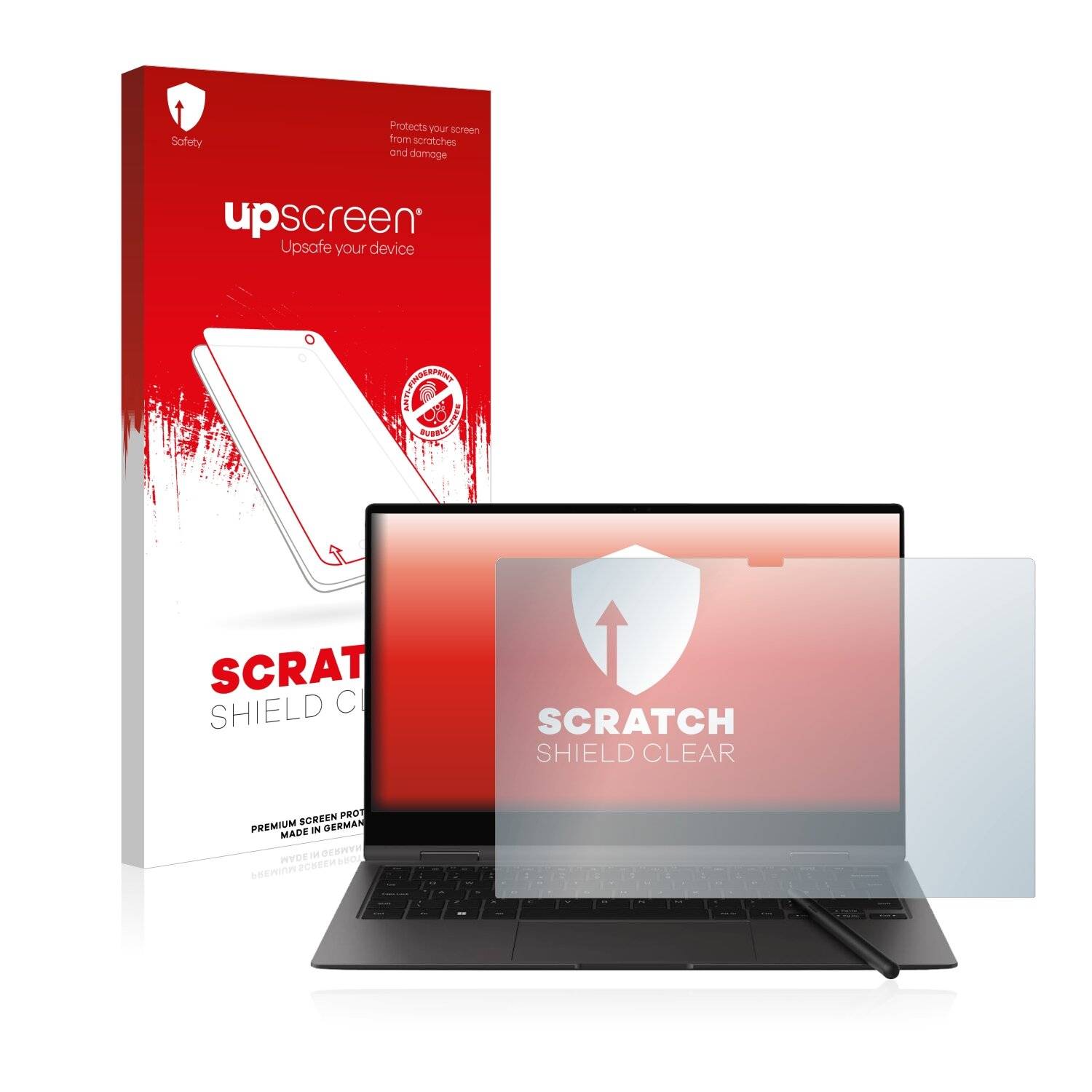 upscreen Scratch Shield Clear Premium Displayschutzfolie für Samsung Galaxy Book2 Pro 360