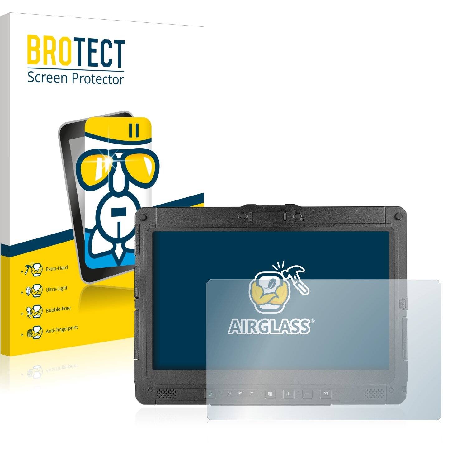 BROTECT AirGlass Schutzglas Folie für Getac K120