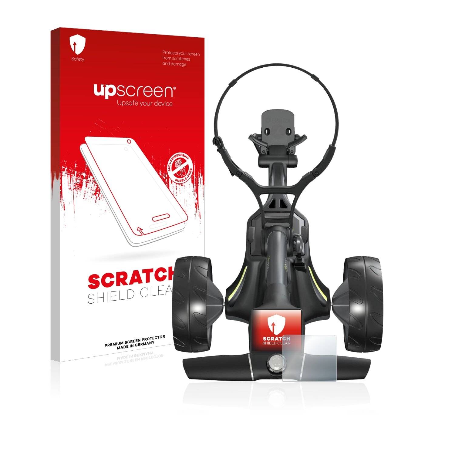 upscreen Scratch Shield Clear Premium Displayschutzfolie für Motocaddy M3 GPS Electric