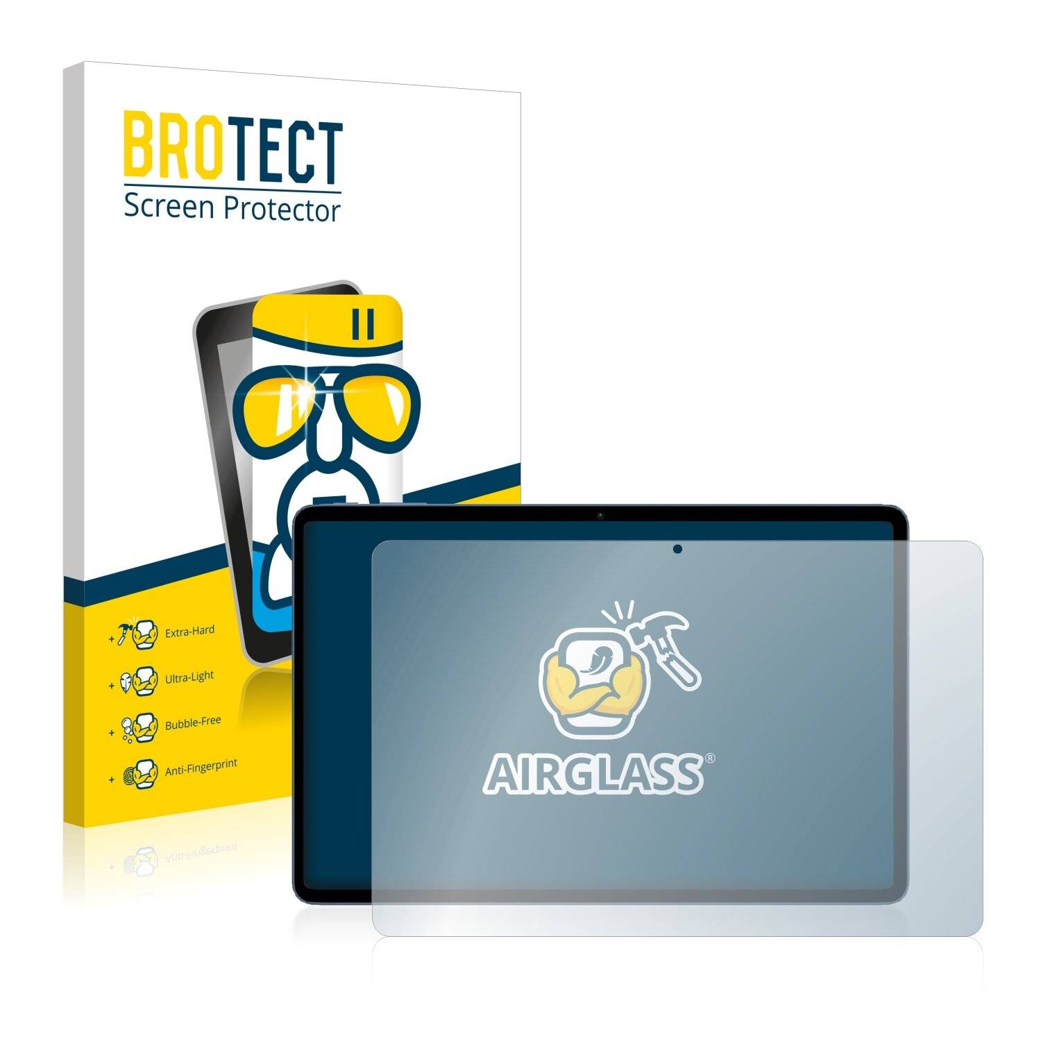 BROTECT AirGlass Flexible Panzerglasfolie für Vivo Pad Klar Transparent