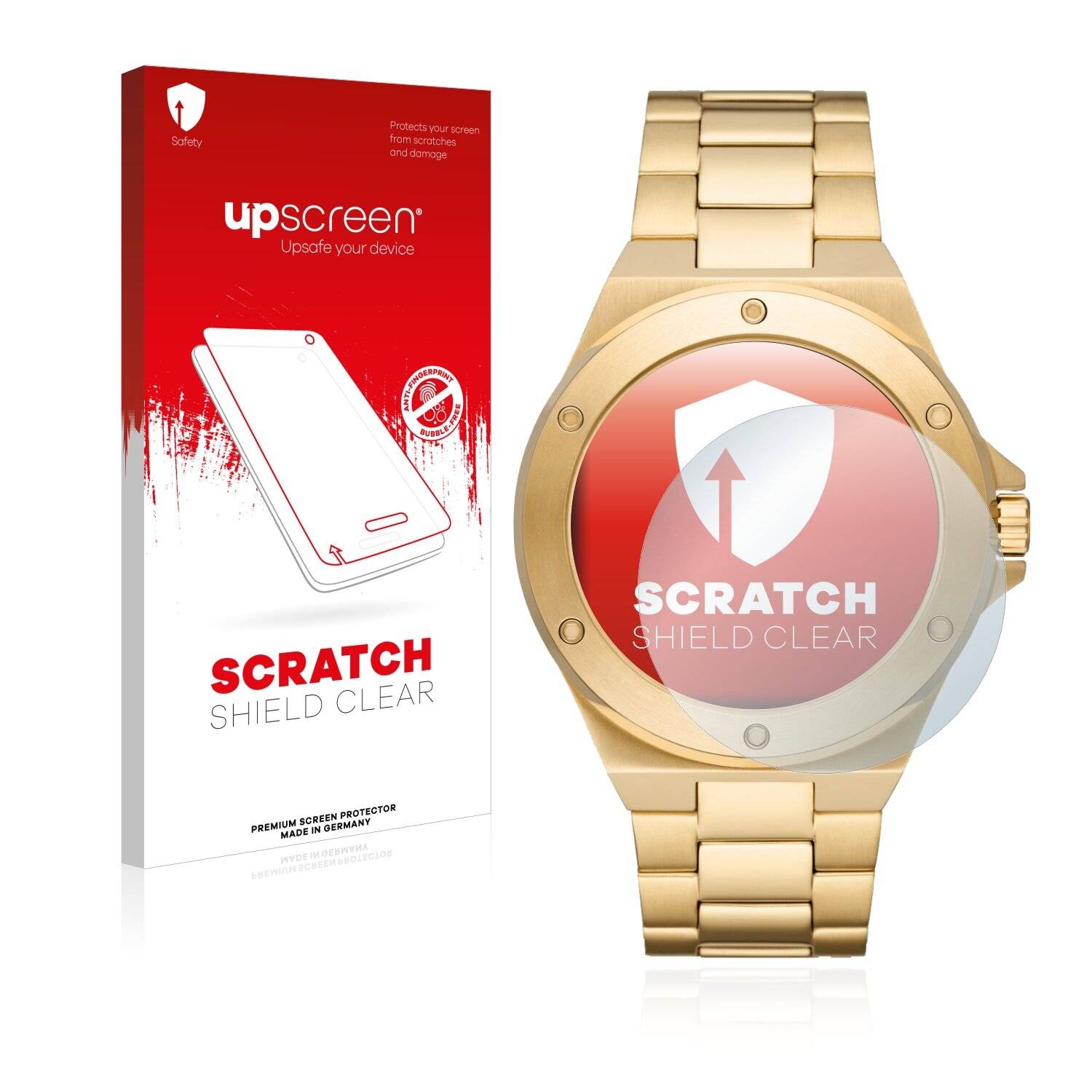 upscreen Scratch Shield Clear Premium Displayschutzfolie für Michael Kors Lennox MK