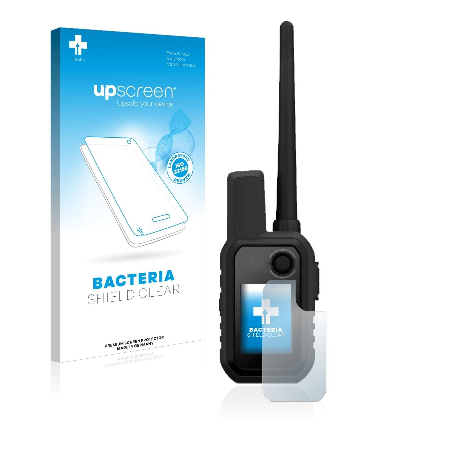 upscreen Bacteria Shield Clear Premium Antibakterielle Displayschutzfolie für Garmin Alpha