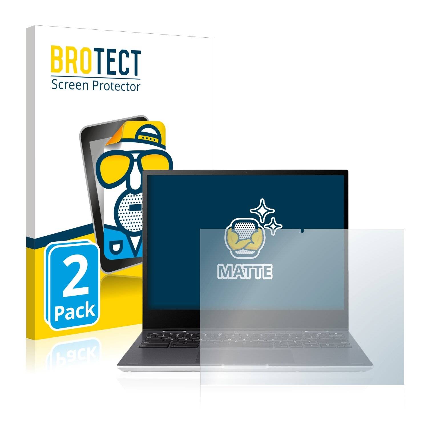 BROTECT Schutzfolie für ASUS Chromebook Flip CM3 Folie Matt Entspiegelt