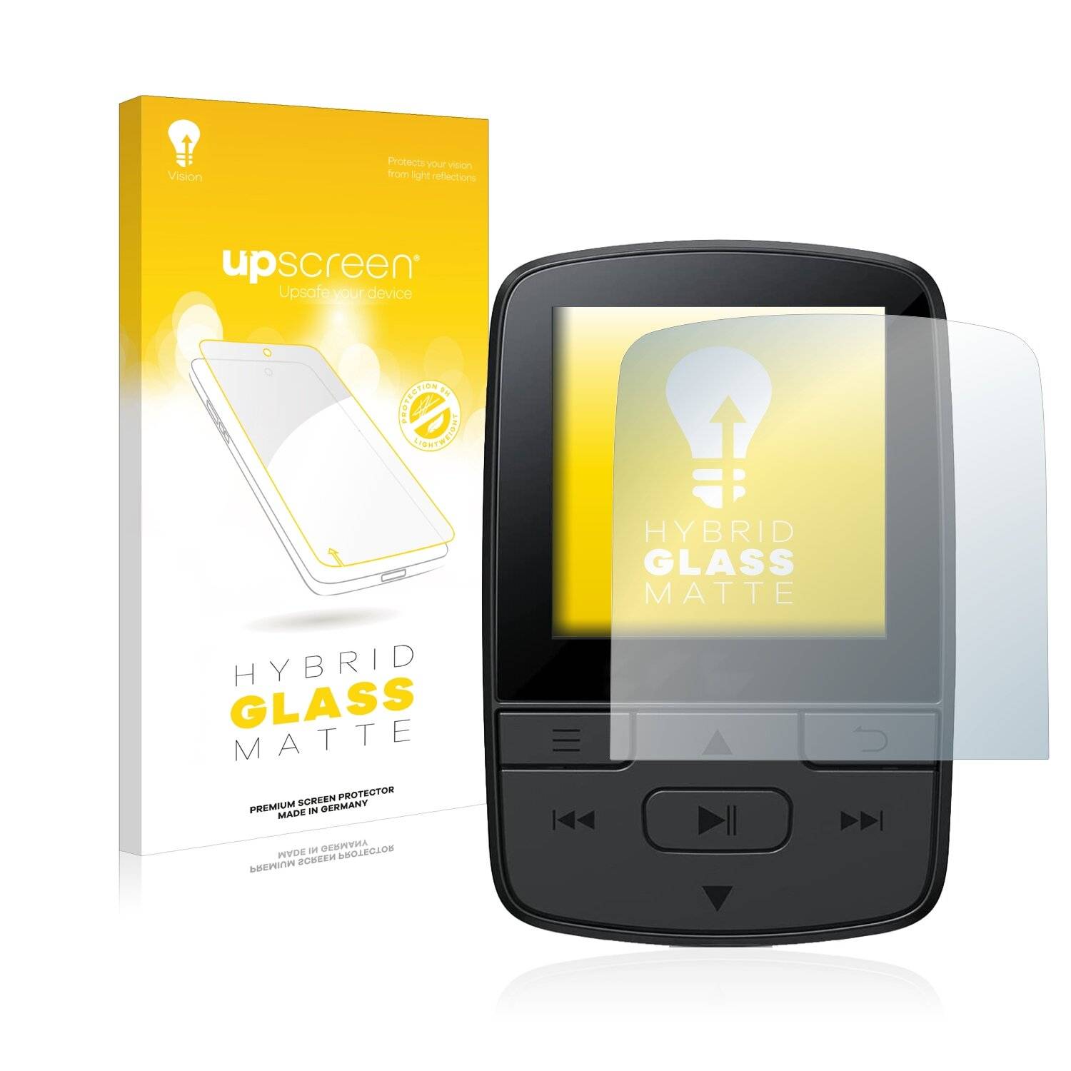 upscreen Hybrid Glass Matte Premium Schutzglas Folie für YOTON