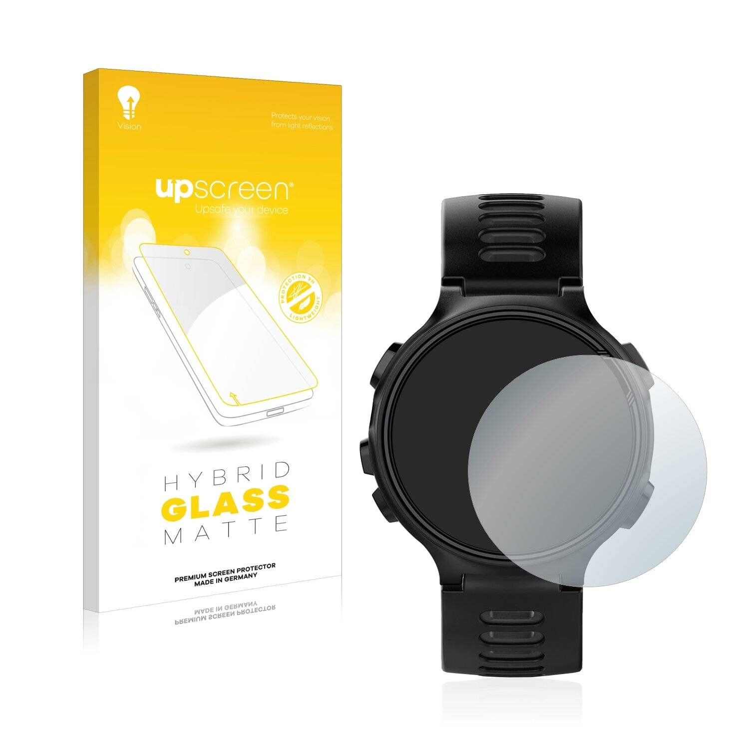 upscreen Flexible Schutz Glas Folie für Garmin Forerunner 735XT Schutzglas 9H Hybridglas Matt Entspiegelt