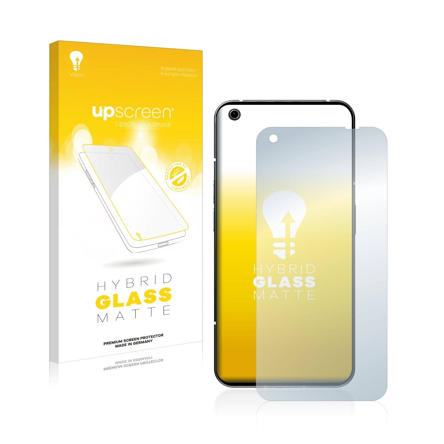 upscreen Flexible Schutz Glas Folie für Nothing Phone (1) Schutzglas 9H Hybridglas Matt Entspiegelt