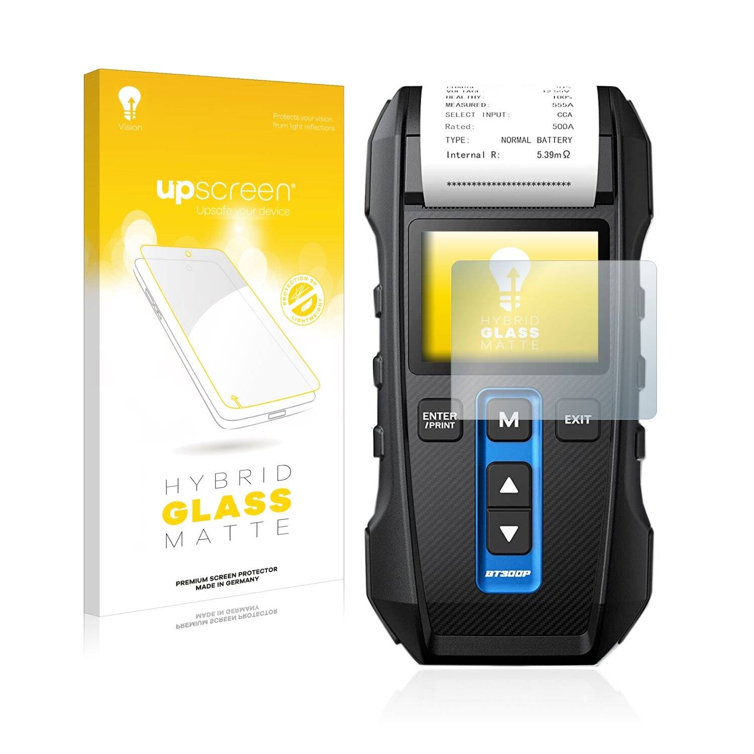 upscreen Hybrid Glass Matte Premium Schutzglas Folie für Topdon