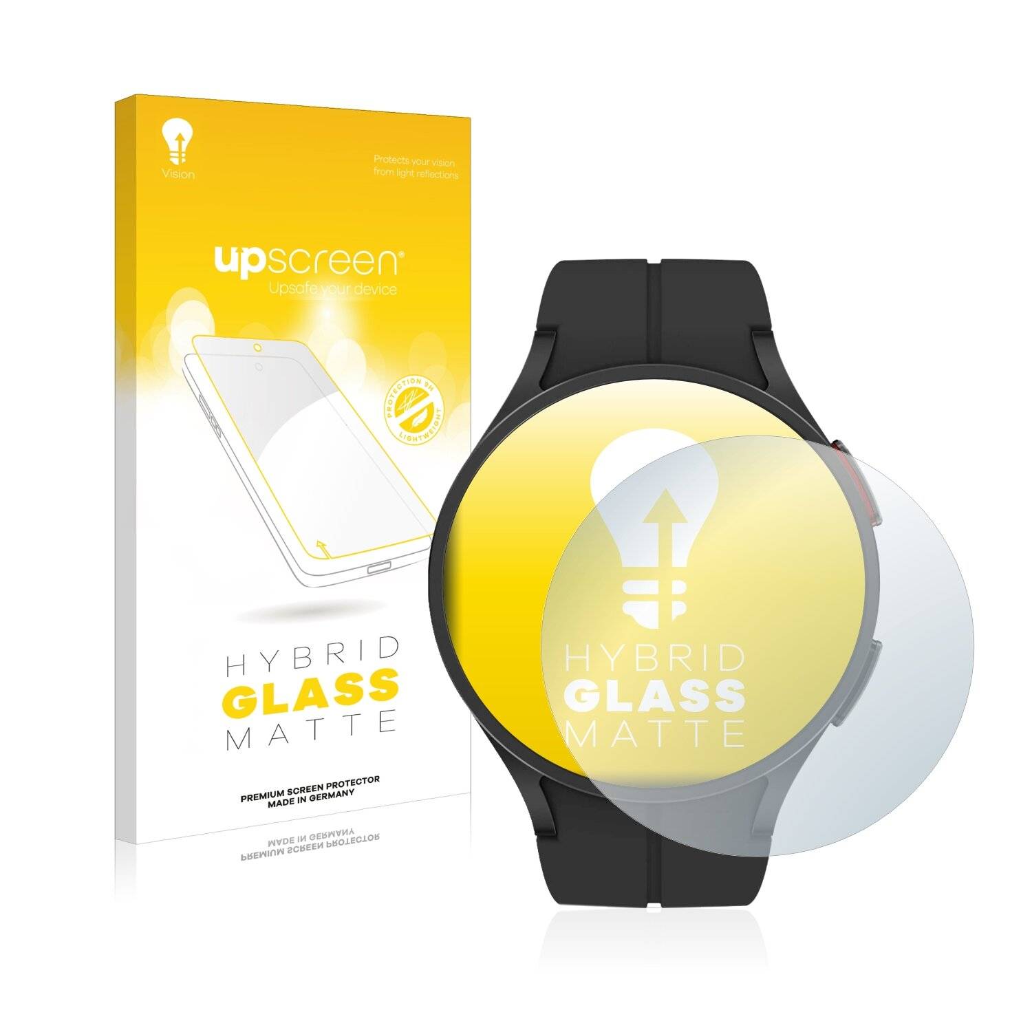 upscreen Hybrid Glass Matte Premium Schutzglas Folie für Samsung Galaxy Watch 5