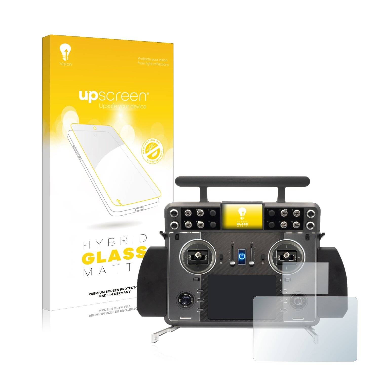 upscreen Flexible Schutz Glas Folie für FrSky Tandem XE 2 Schutzglas 9H Hybridglas Matt Entspiegelt