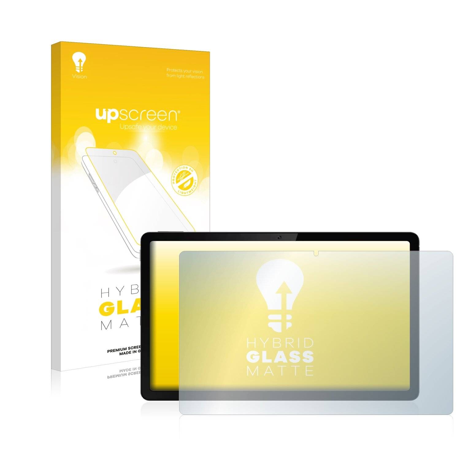 upscreen Hybrid Glass Matte Premium Schutzglas Folie für realme Pad