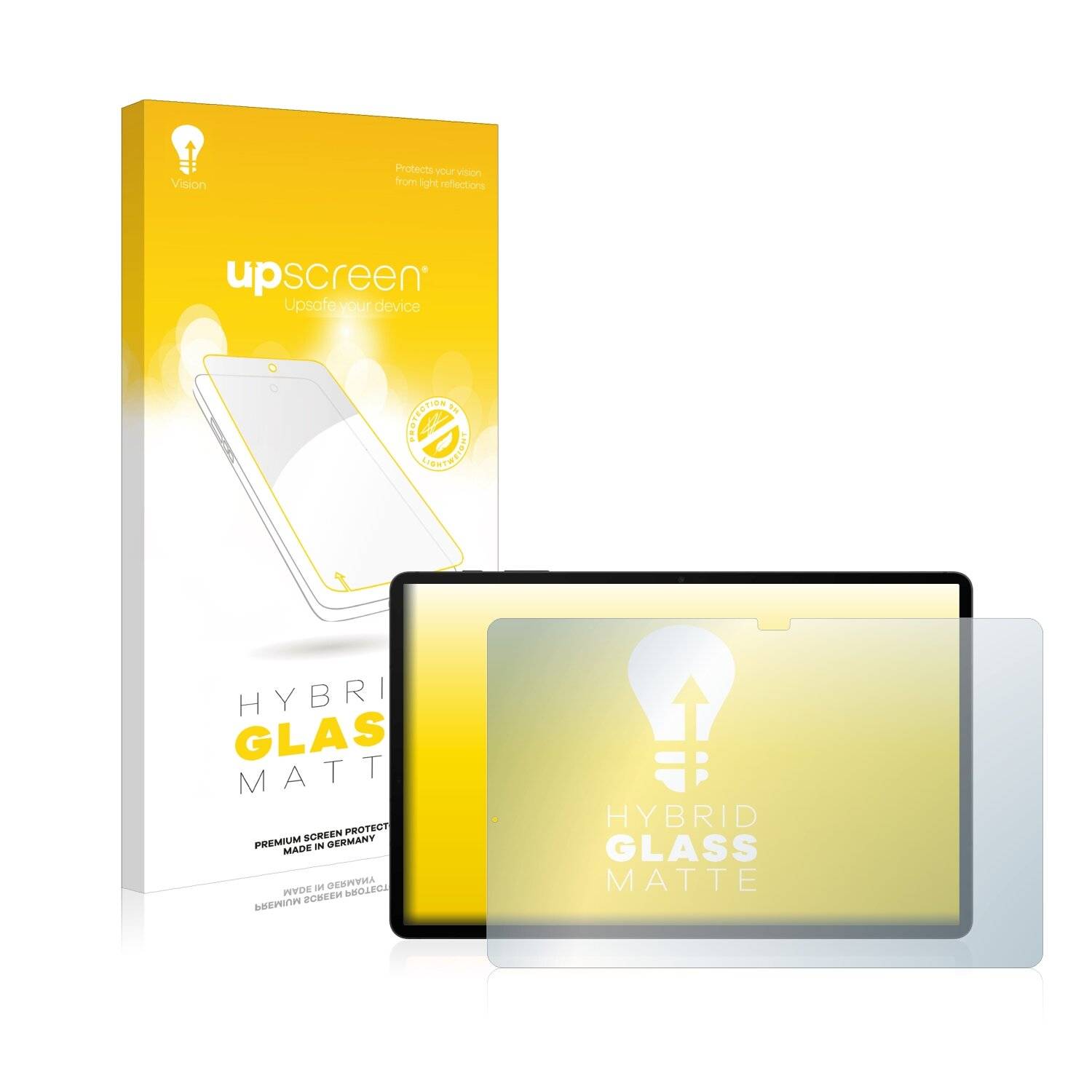 upscreen Flexible Schutz Glas Folie für Samsung Galaxy Tab S8 Plus WiFi Schutzglas 9H Hybridglas Matt Entspiegelt