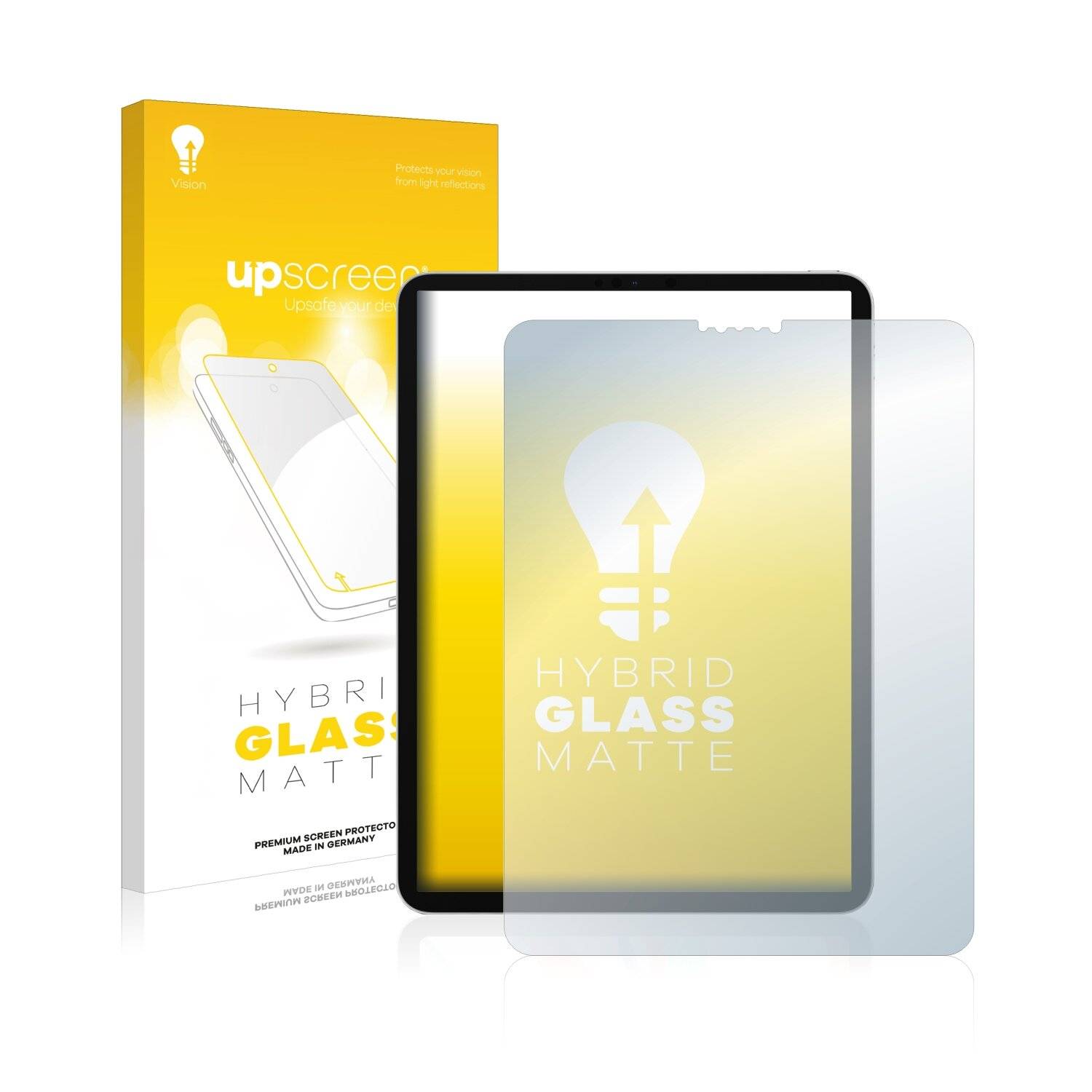 upscreen Flexible Schutz Glas Folie für Apple iPad Pro 11" 2018 Schutzglas 9H Hybridglas Matt Entspiegelt