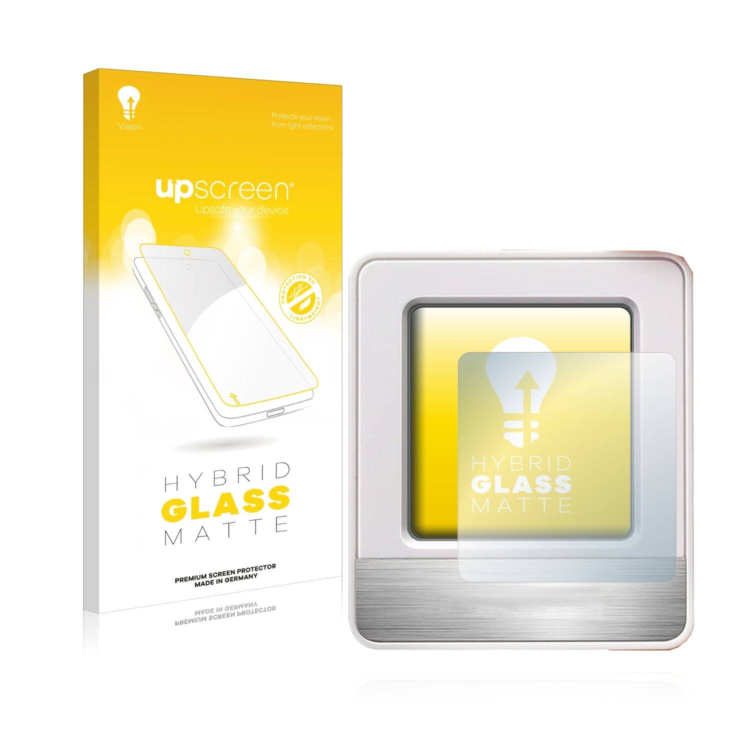 upscreen Hybrid Glass Matte Premium Schutzglas Folie für ThermoPro TP