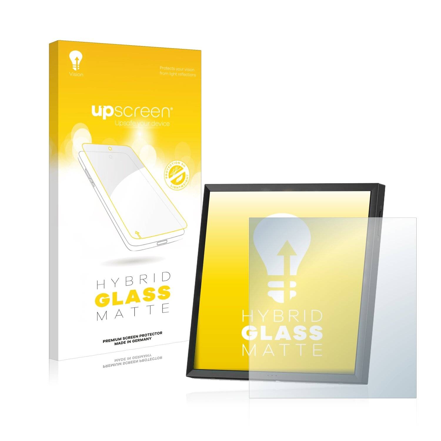 upscreen Hybrid Glass Matte Premium Schutzglas Folie für Divoom