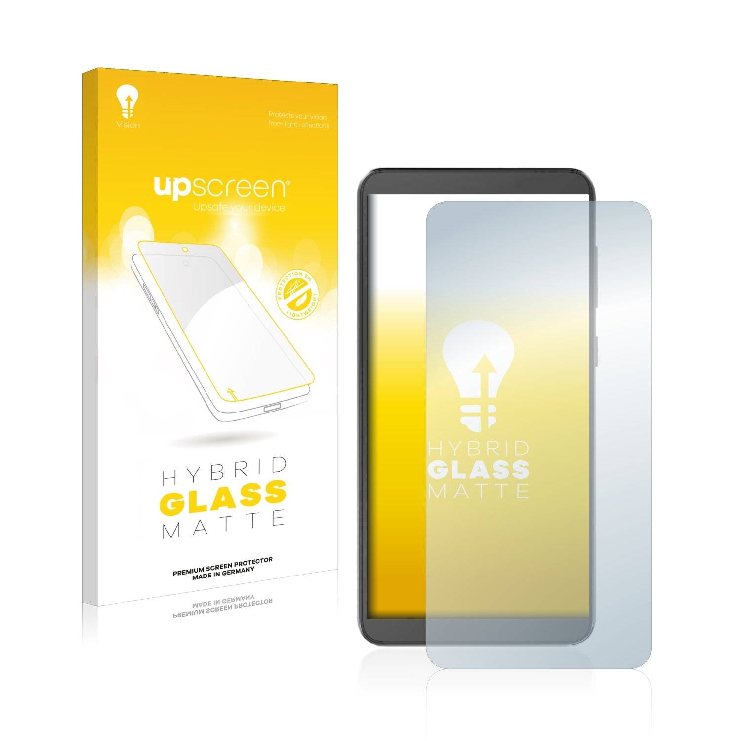 upscreen Flexible Schutz Glas Folie für FreeStyle Nuu A5X Schutzglas 9H Hybridglas Matt Entspiegelt