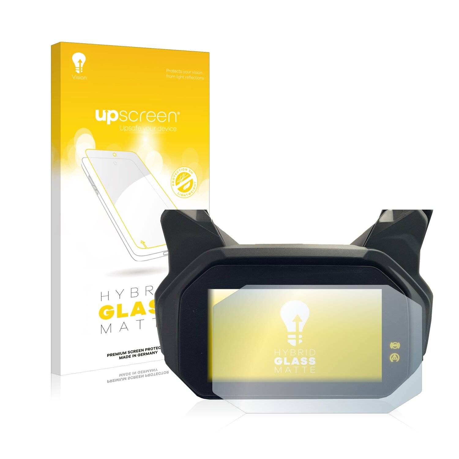 upscreen Hybrid Glass Matte Premium Schutzglas Folie für BMW C400 GT