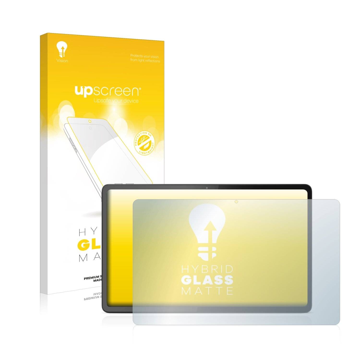 upscreen Hybrid Glass Matte Premium Schutzglas Folie für Lenovo Tab P11 Gen