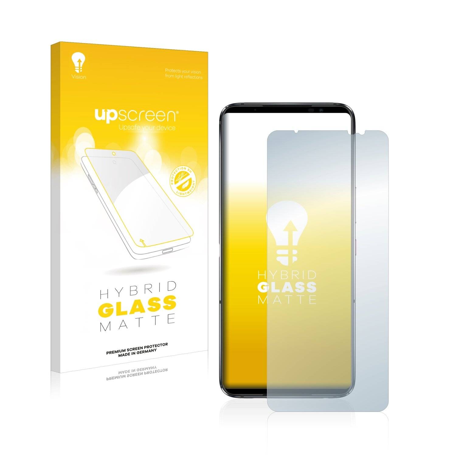 upscreen Flexible Schutz Glas Folie für ASUS ROG Phone 6 Schutzglas 9H Hybridglas Matt Entspiegelt