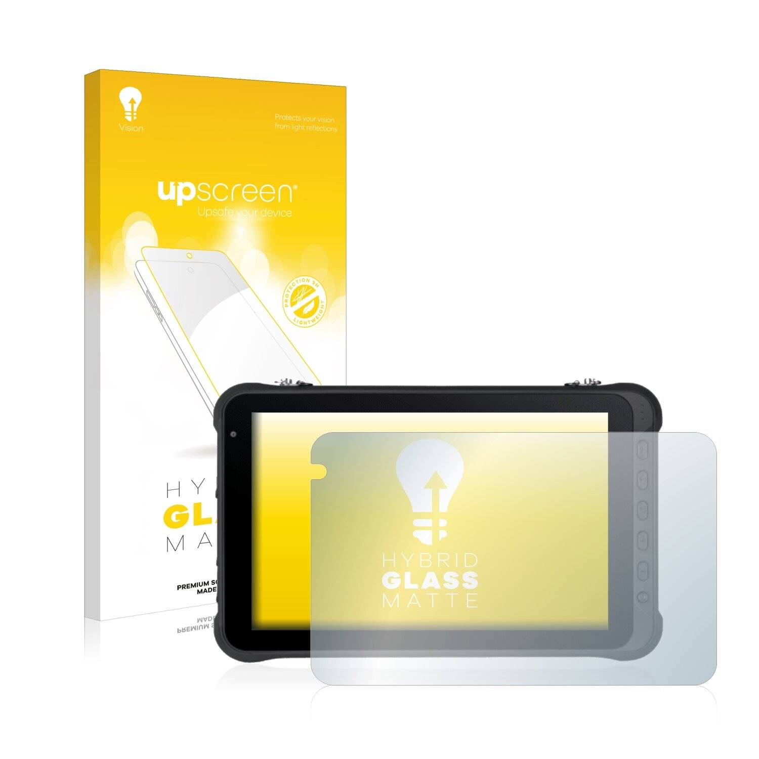upscreen Hybrid Glass Matte Premium Schutzglas Folie für BCX ELITE RANGE HSA10 TOUGH