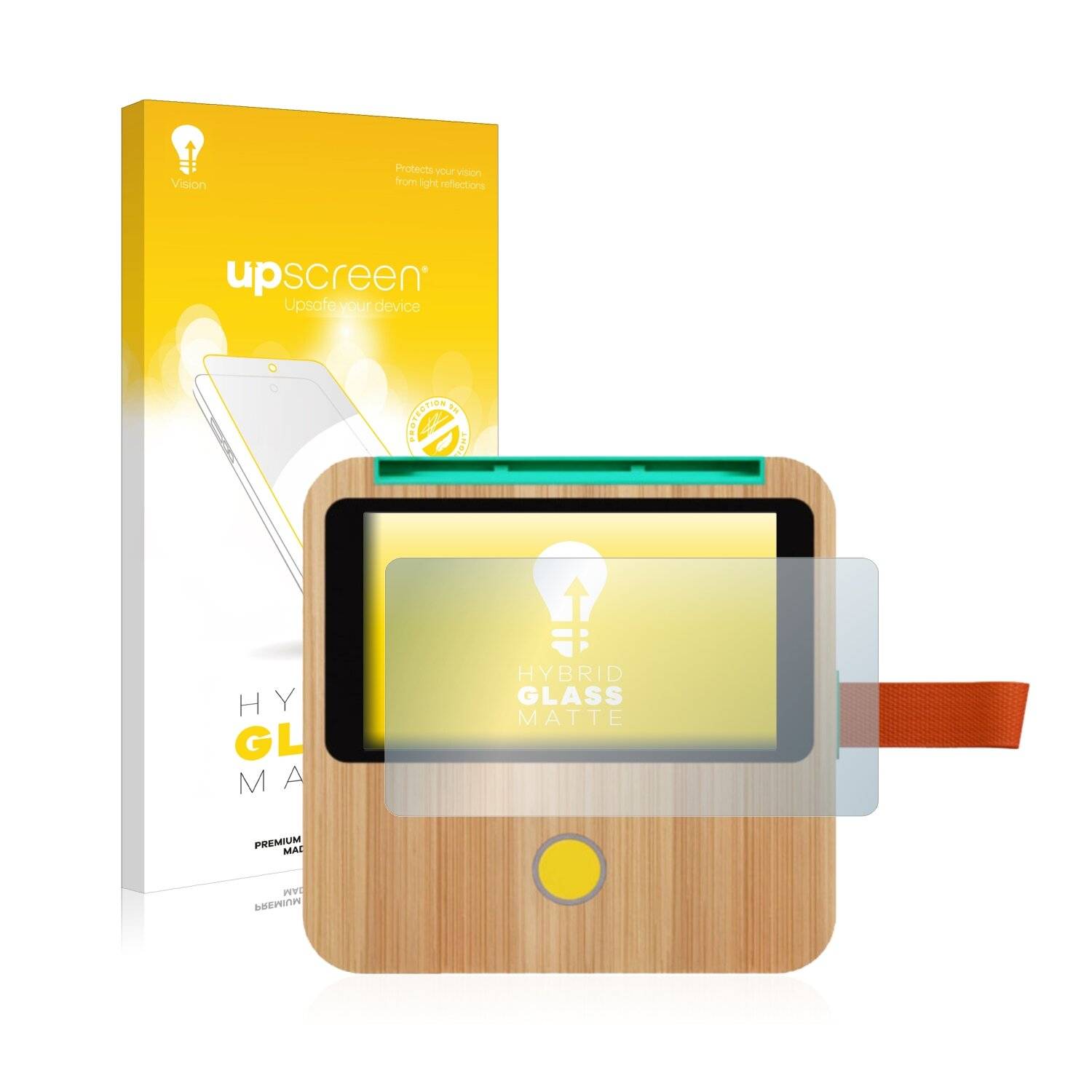 upscreen Hybrid Glass Matte Premium Schutzglas Folie für tigerbox