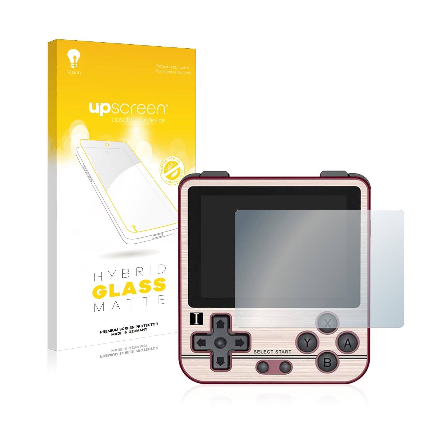upscreen Hybrid Glass Matte Premium Schutzglas Folie für Anbernic