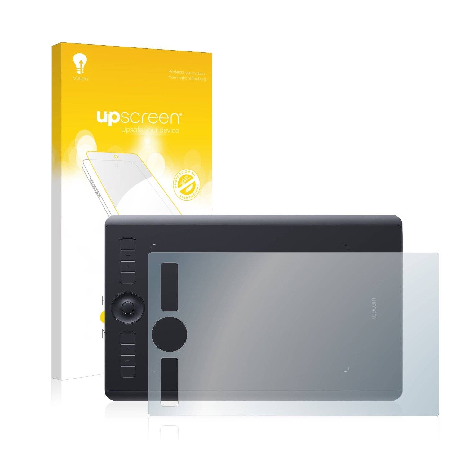 upscreen Flexible Schutz Glas Folie für Wacom Intuos Pro M (2017) Schutzglas 9H Hybridglas Matt Entspiegelt