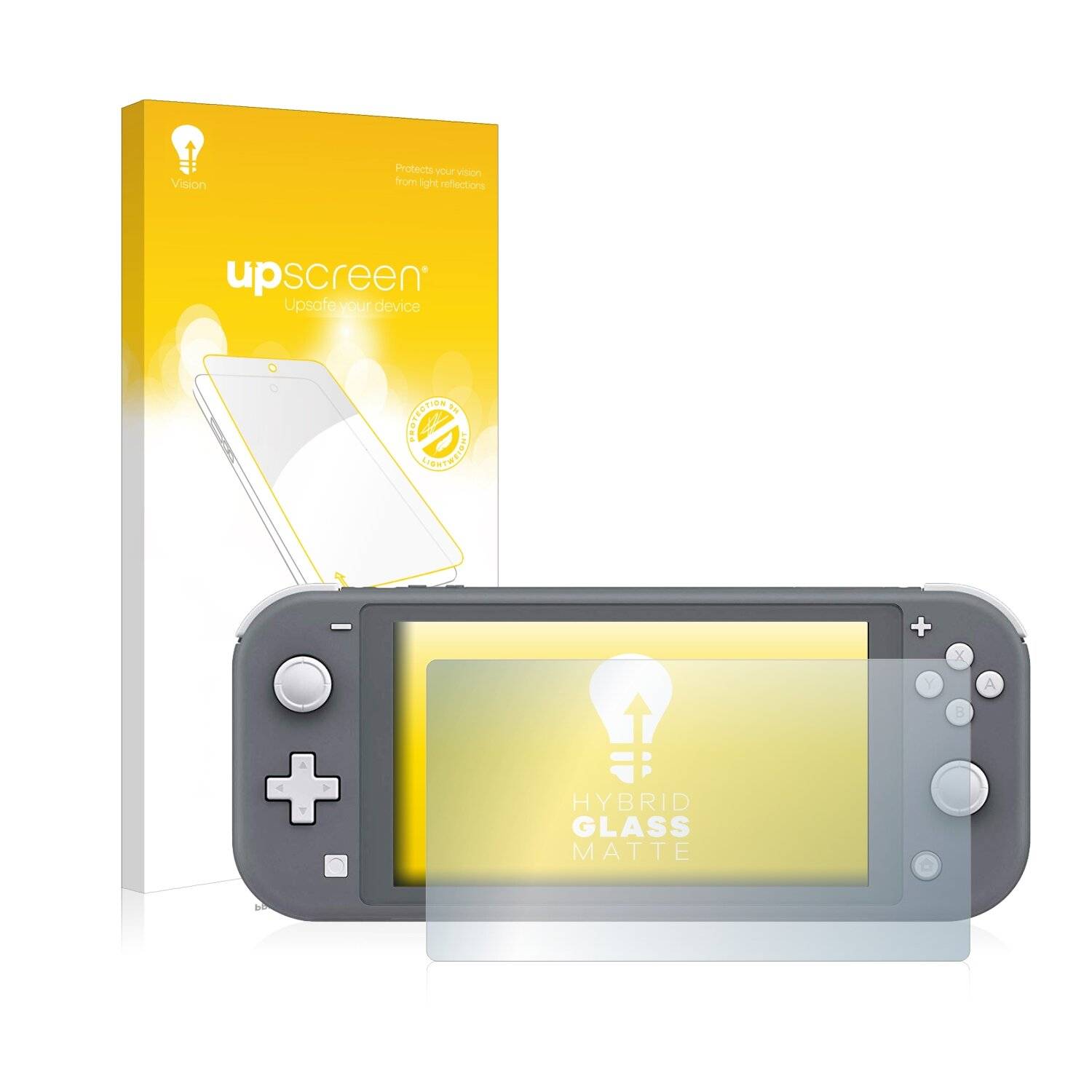 upscreen Hybrid Glas Matt Schutz-Folie für Nintendo Switch Lite