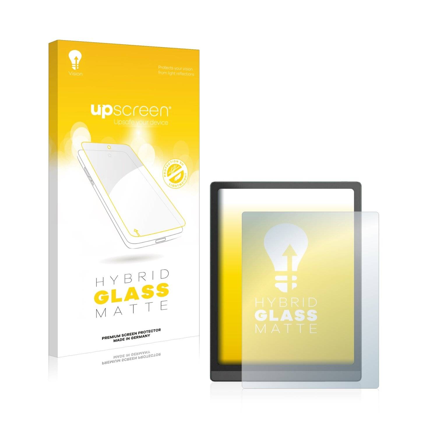 upscreen Flexible Schutz Glas Folie für Boox Tab X Schutzglas 9H Hybridglas Matt Entspiegelt