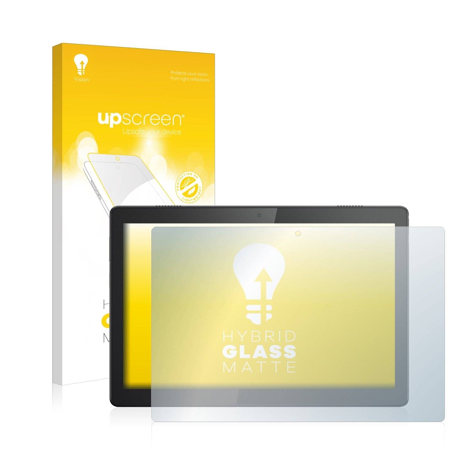 upscreen Hybrid Glass Matte Premium Schutzglas Folie für Lenovo Tab M10