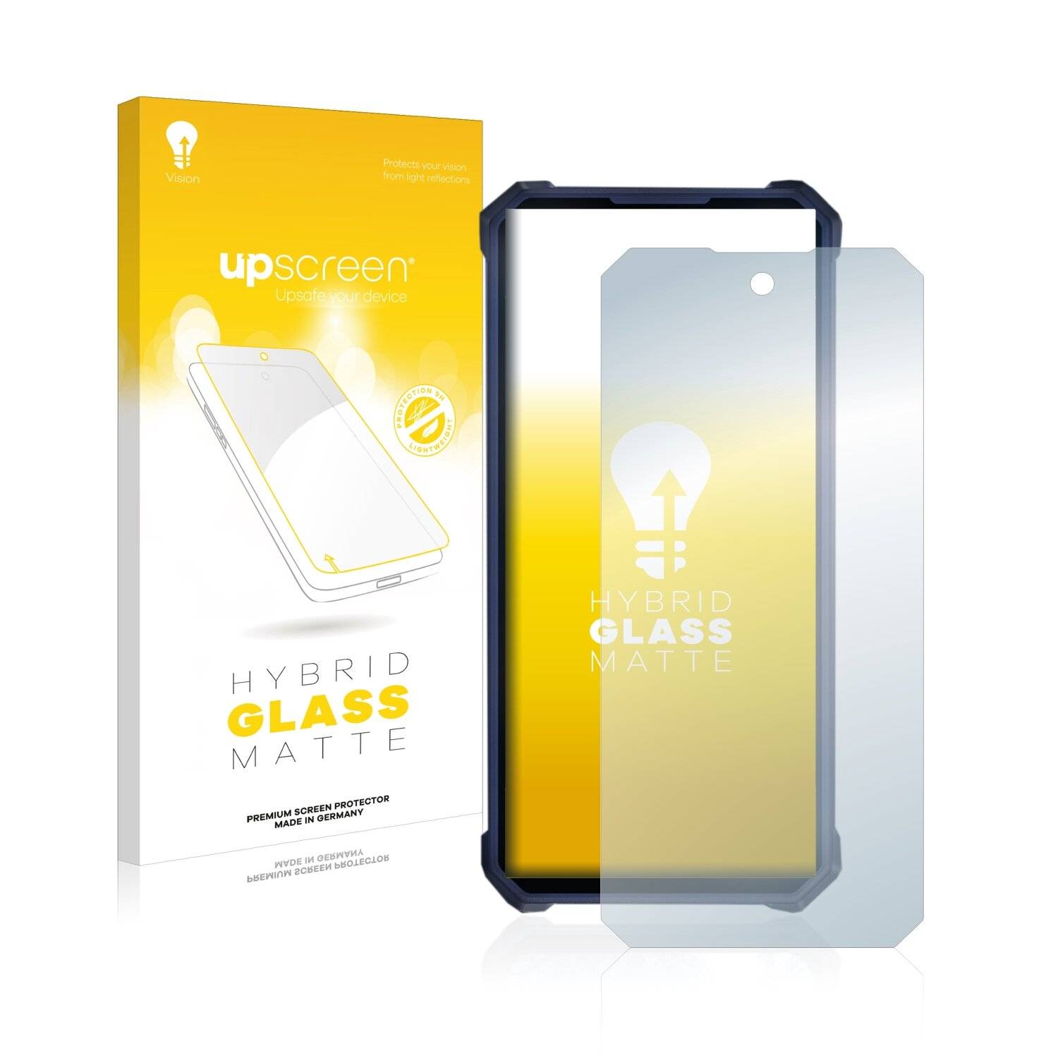 upscreen Flexible Schutz Glas Folie für iiiF150 R2022 Schutzglas 9H Hybridglas Matt Entspiegelt
