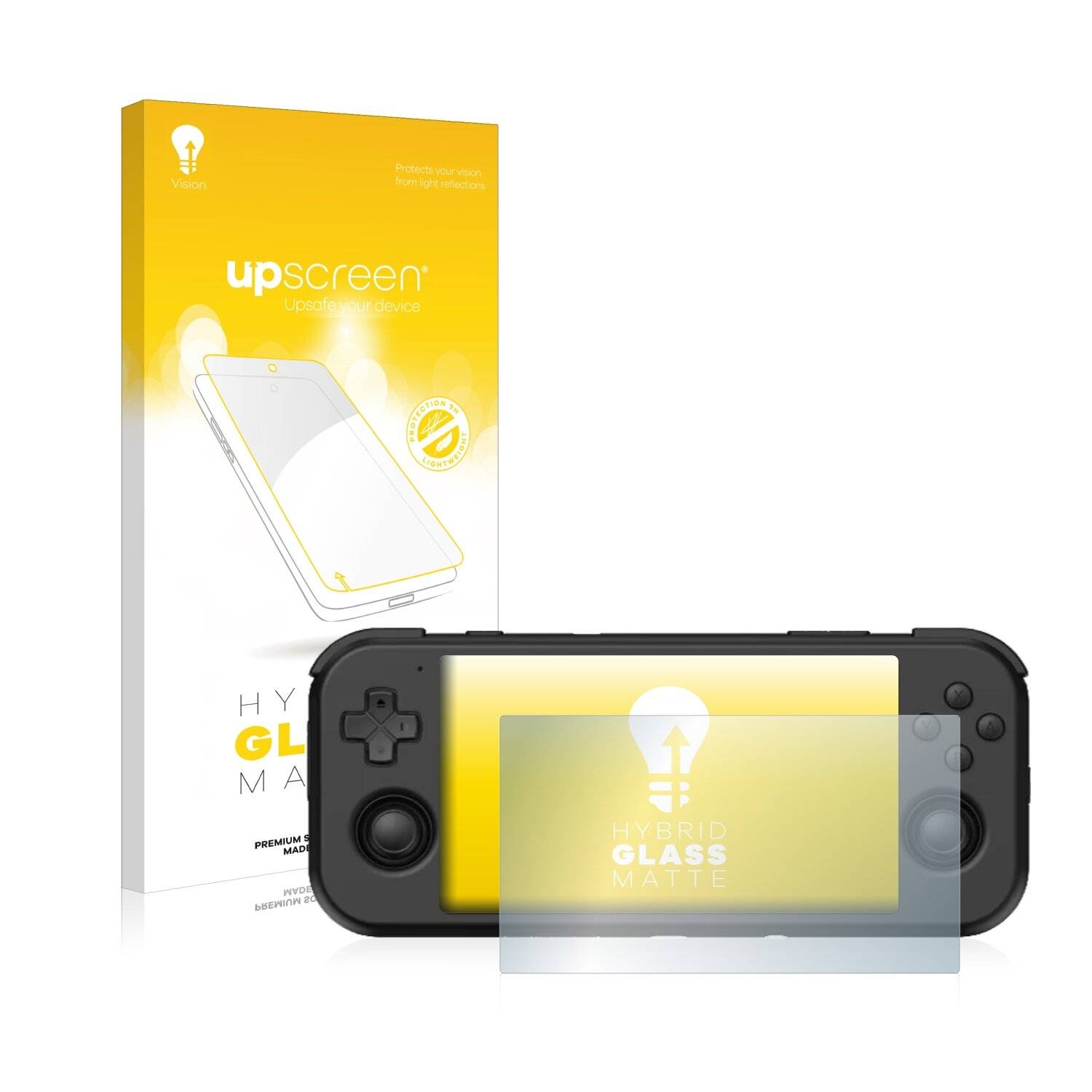upscreen Hybrid Glass Matte Premium Schutzglas Folie für Retroid Pocket