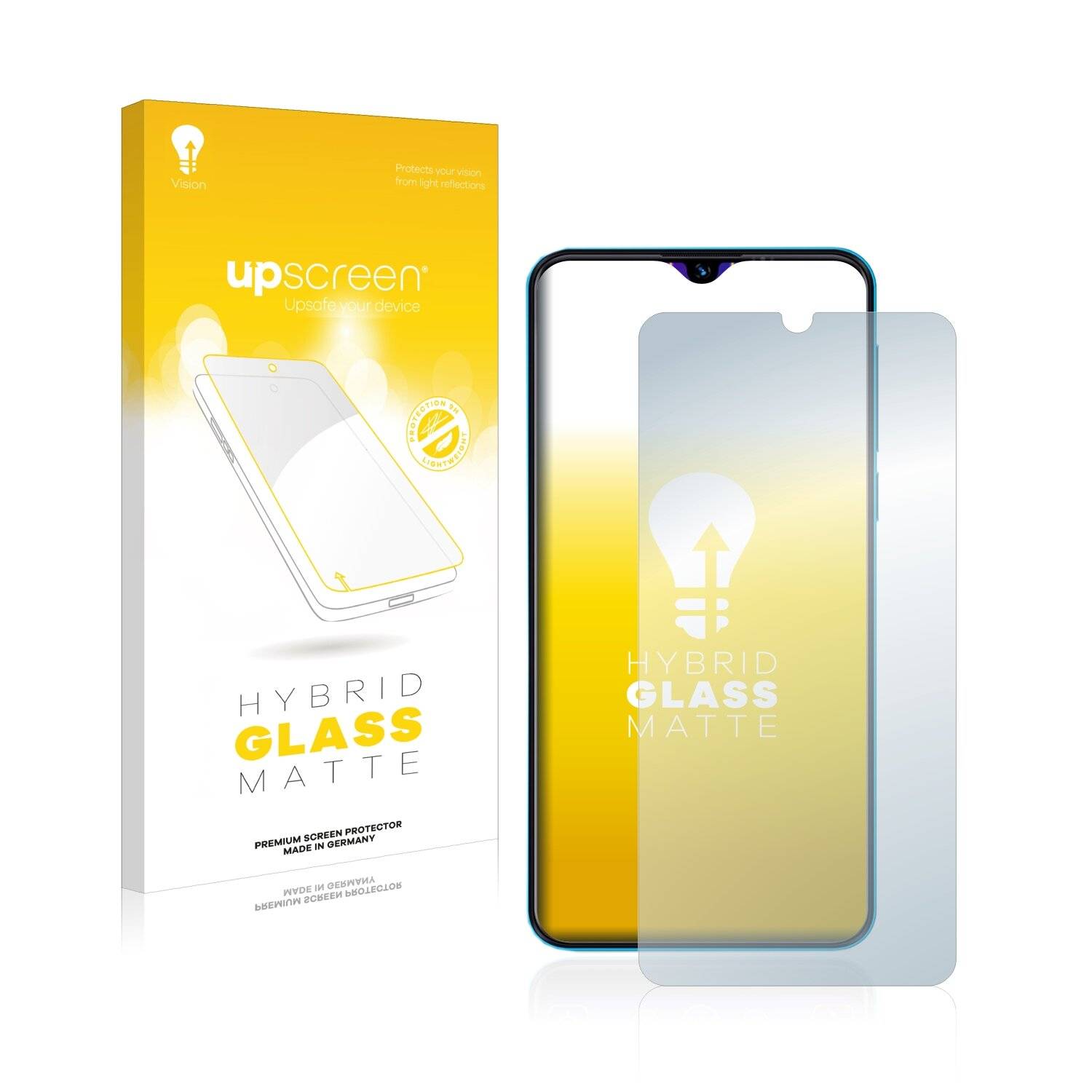 upscreen Flexible Panzerglasfolie für Beafon M6 Schutzglas 9H Hybridglas Matt Entspiegelt