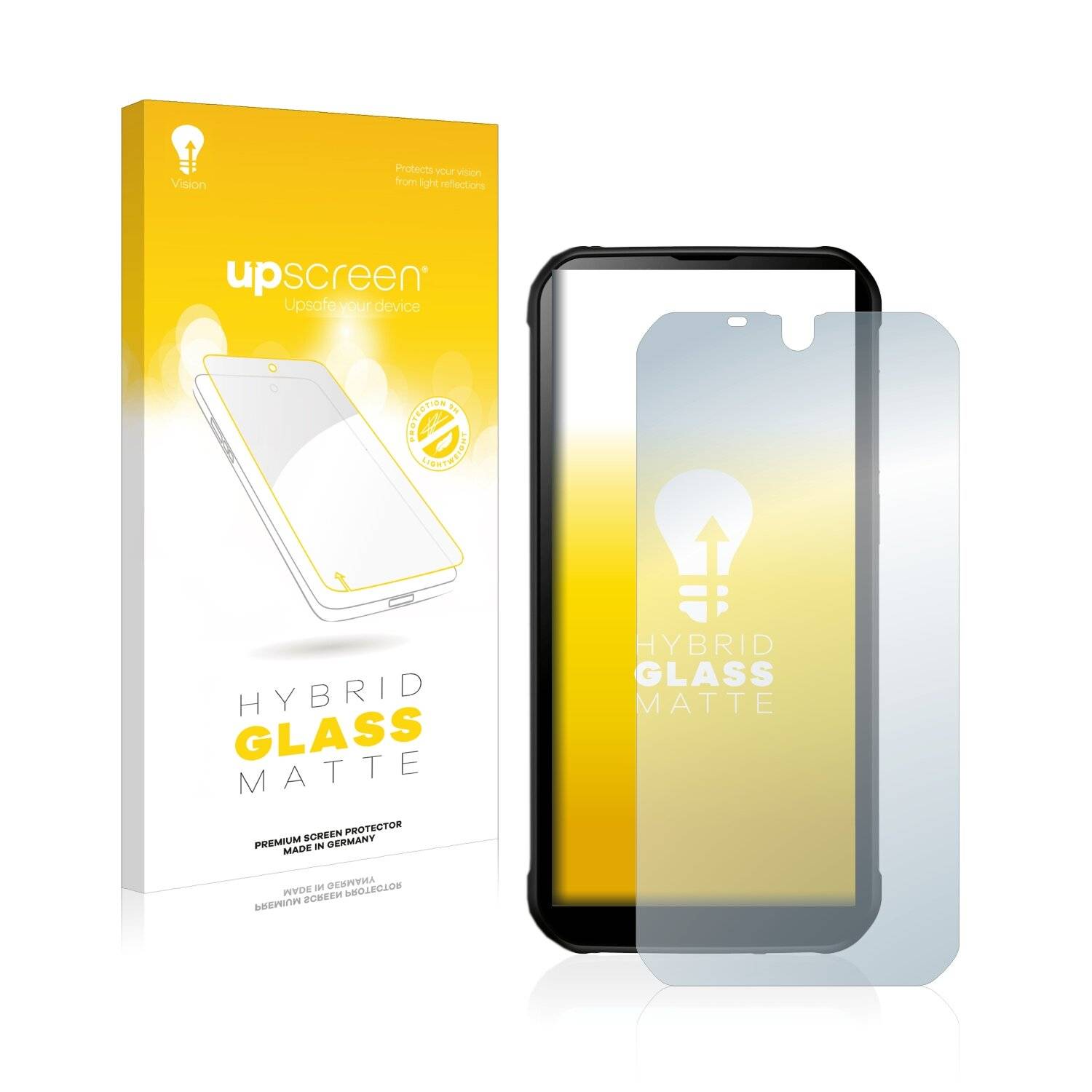 upscreen Flexible Schutz Glas Folie für Gigaset GX290 plus Schutzglas 9H Hybridglas Matt Entspiegelt