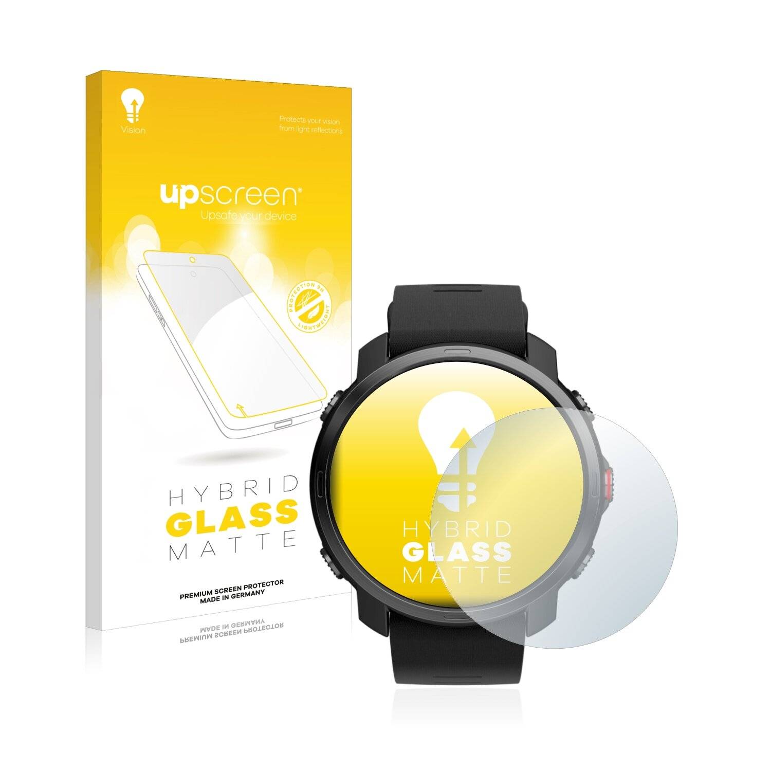 upscreen Flexible Schutz Glas Folie für Polar Grit X Schutzglas 9H Hybridglas Matt Entspiegelt