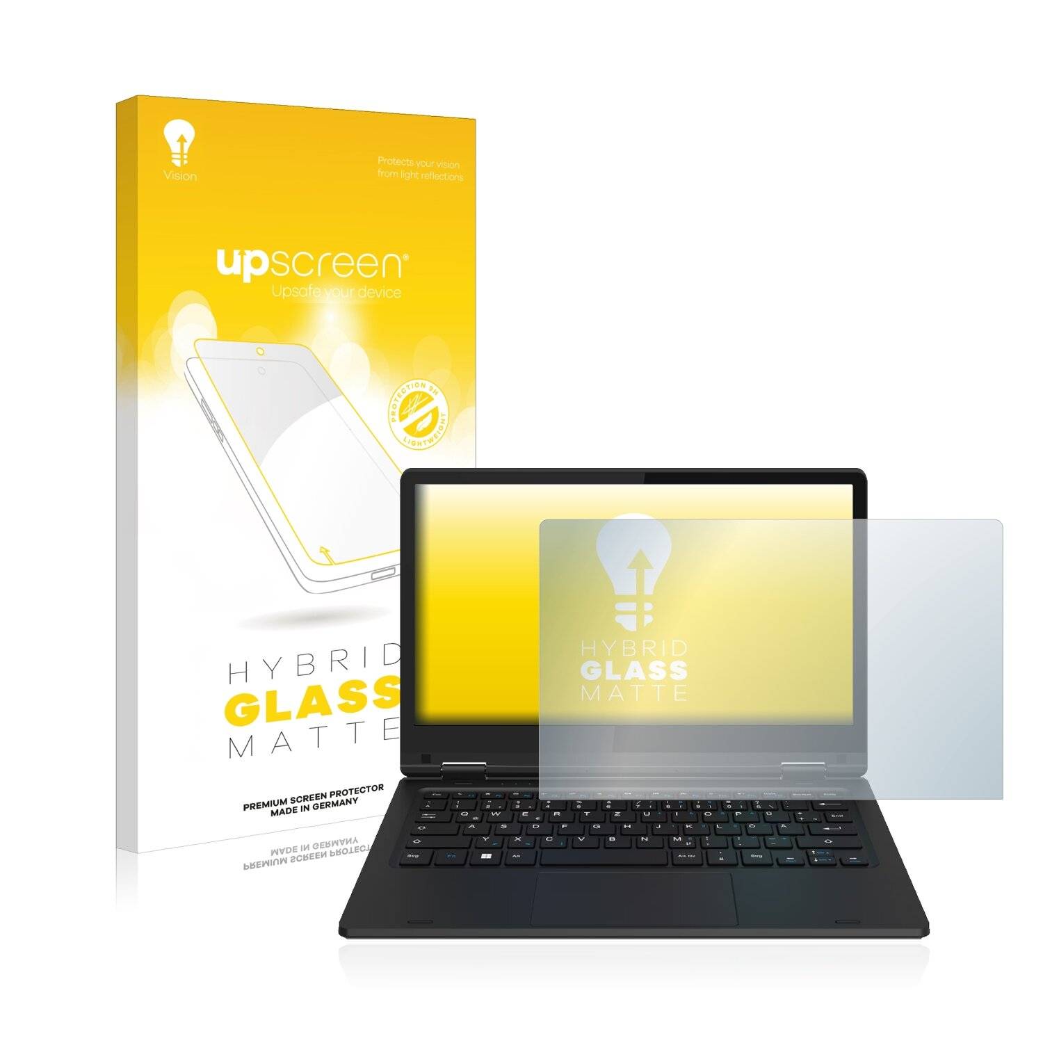 upscreen Hybrid Glass Matte Premium Schutzglas Folie für Geo GeoFlex