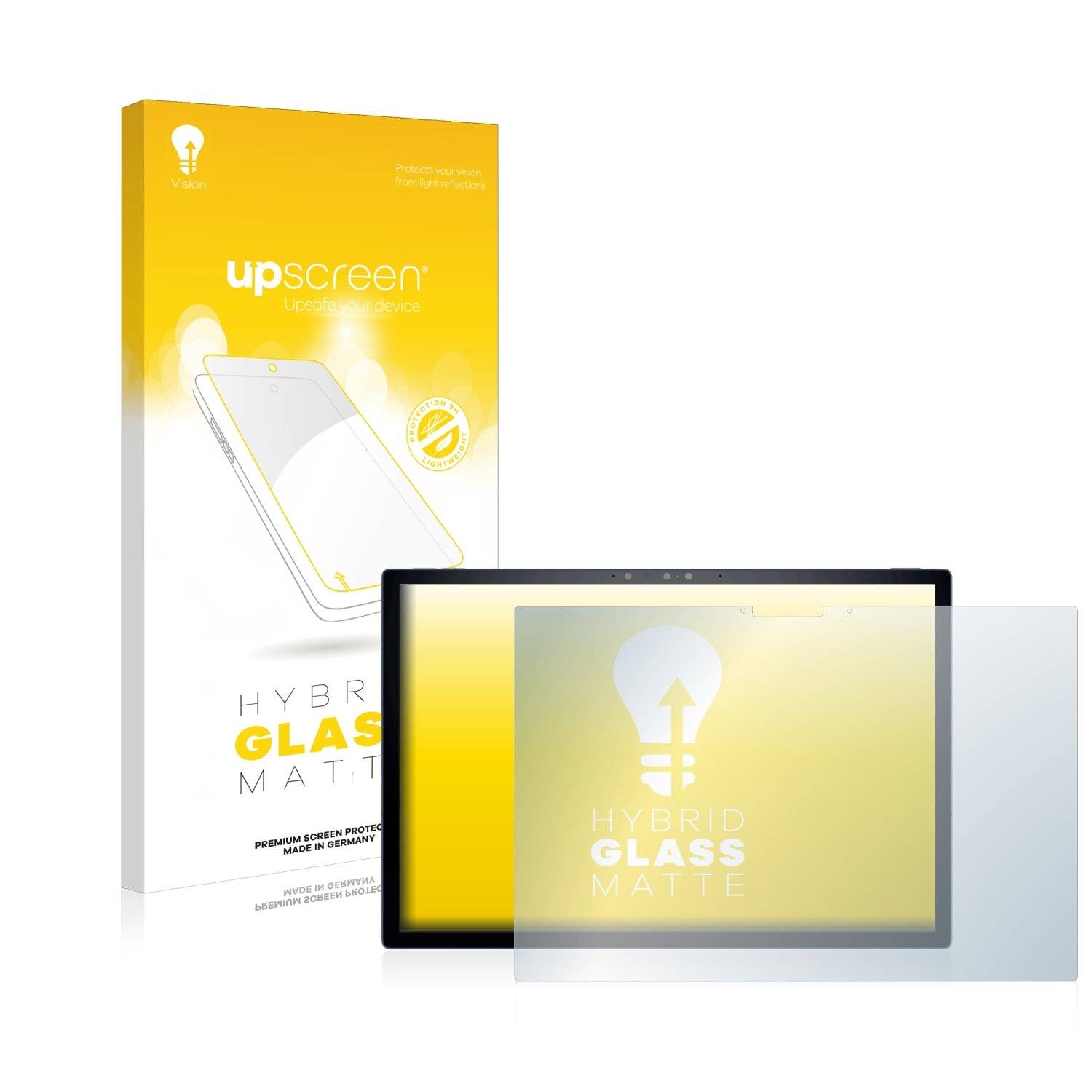 upscreen Hybrid Glass Matte Premium Schutzglas Folie für Dell XPS 13 9315