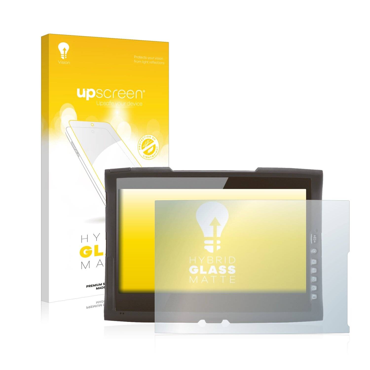 upscreen Hybrid Glass Matte Premium Schutzglas Folie für ads-tec