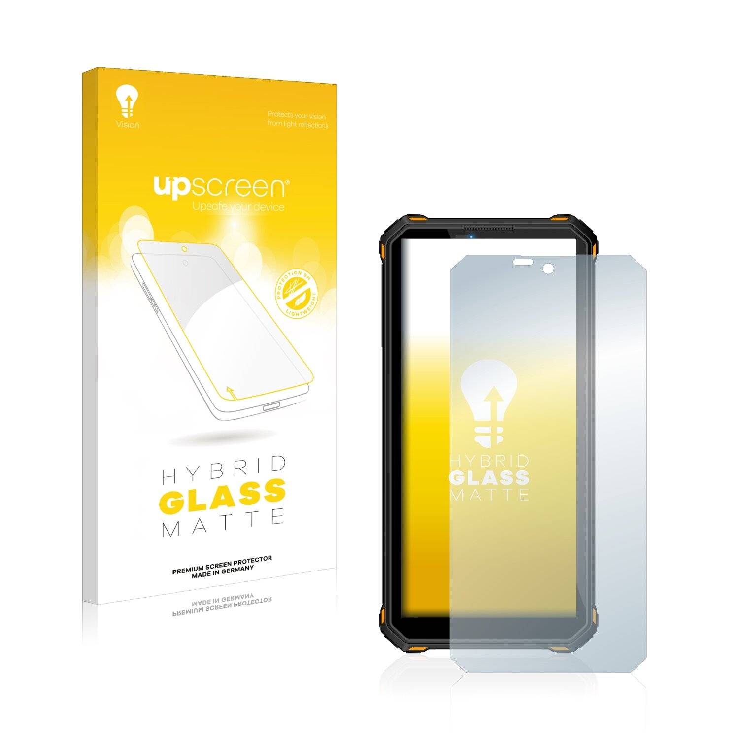 upscreen Flexible Panzerglasfolie für Oukitel WP15 5G Schutzglas 9H Hybridglas Matt Entspiegelt