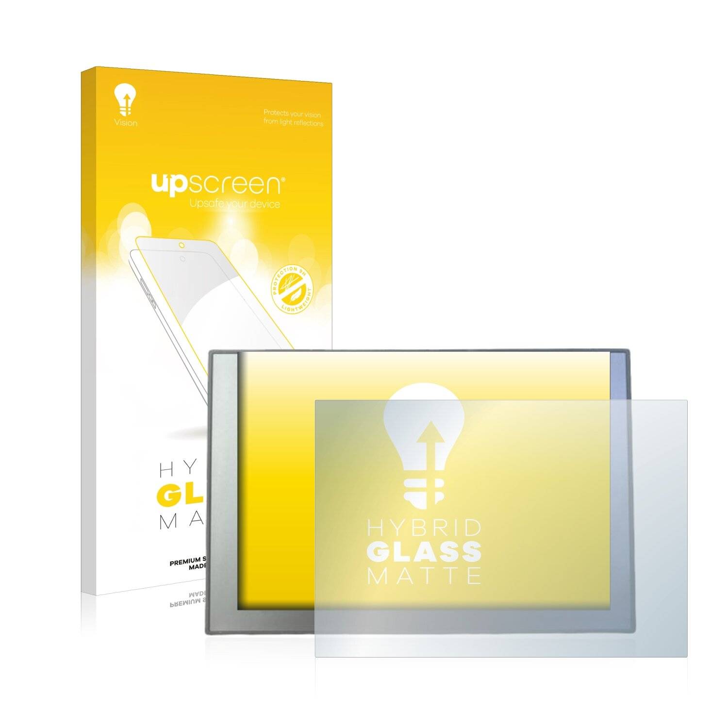 upscreen Hybrid Glass Matte Premium Schutzglas Folie für Siemens TP 900 Comfort