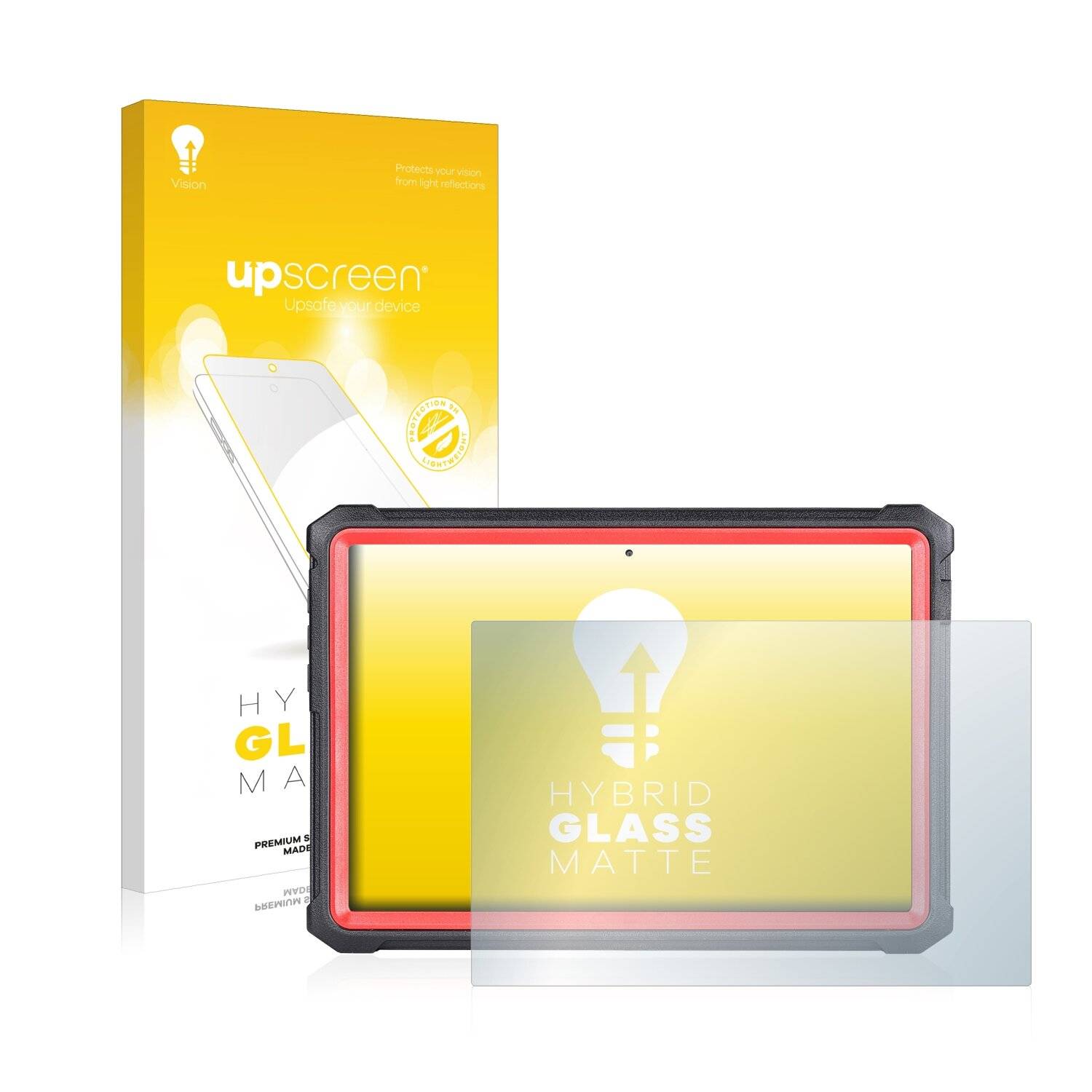 upscreen Hybrid Glass Matte Premium Schutzglas Folie für Launch X-431