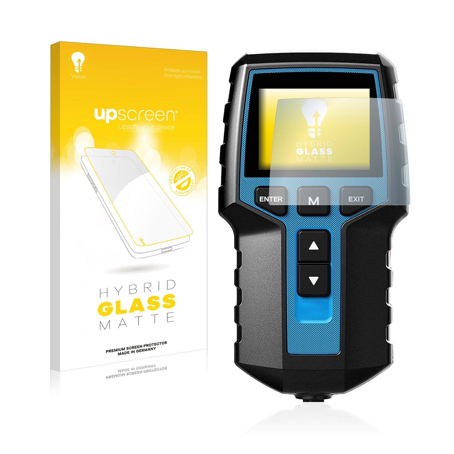 upscreen Flexible Schutz Glas Folie für Topdon BT200 Schutzglas 9H Hybridglas Matt Entspiegelt