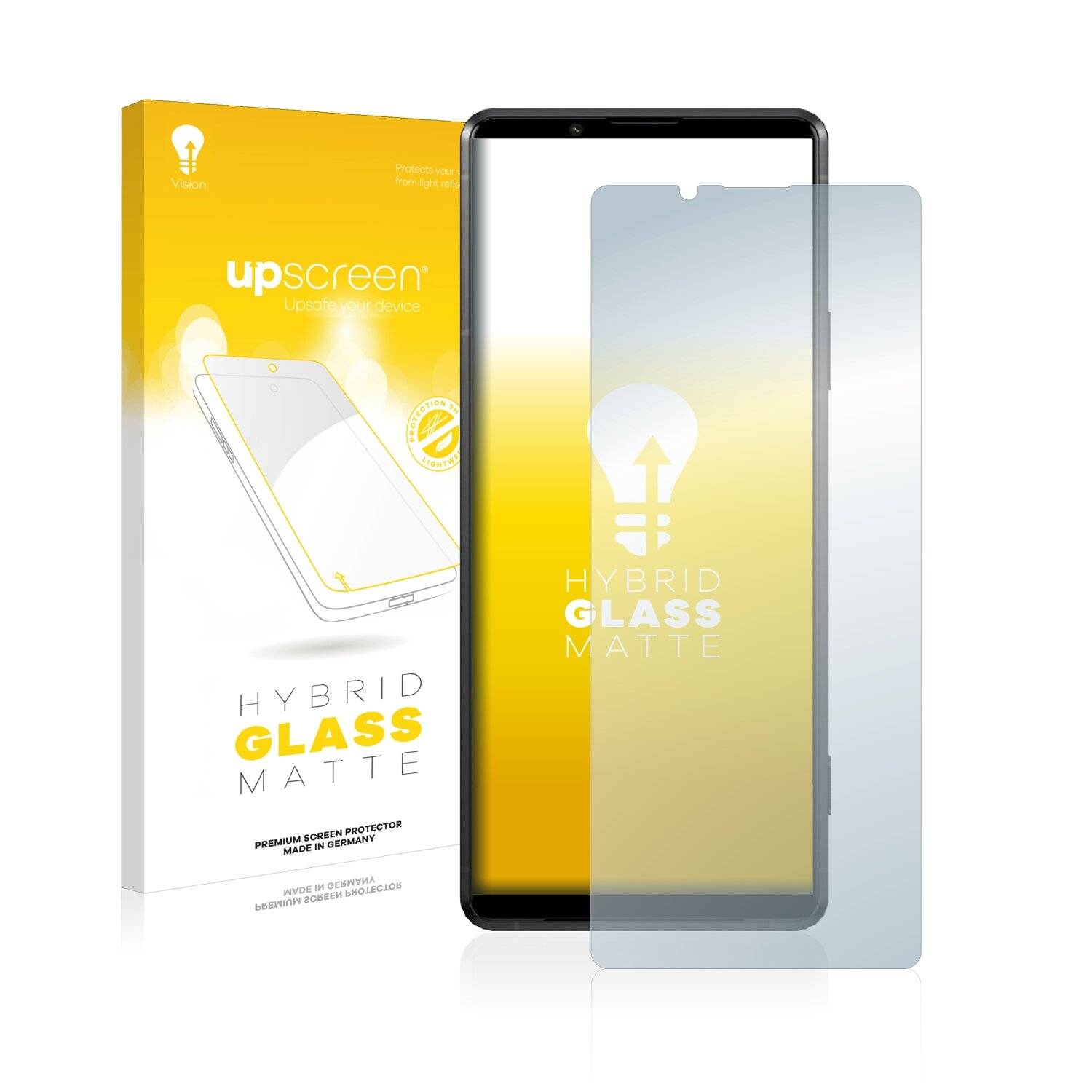 upscreen Flexible Panzerglasfolie für Sony Xperia Pro-I Schutzglas 9H Hybridglas Matt Entspiegelt
